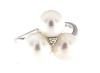 Anello Bliss Donna in Oro bianco Perla K21053 - K21053